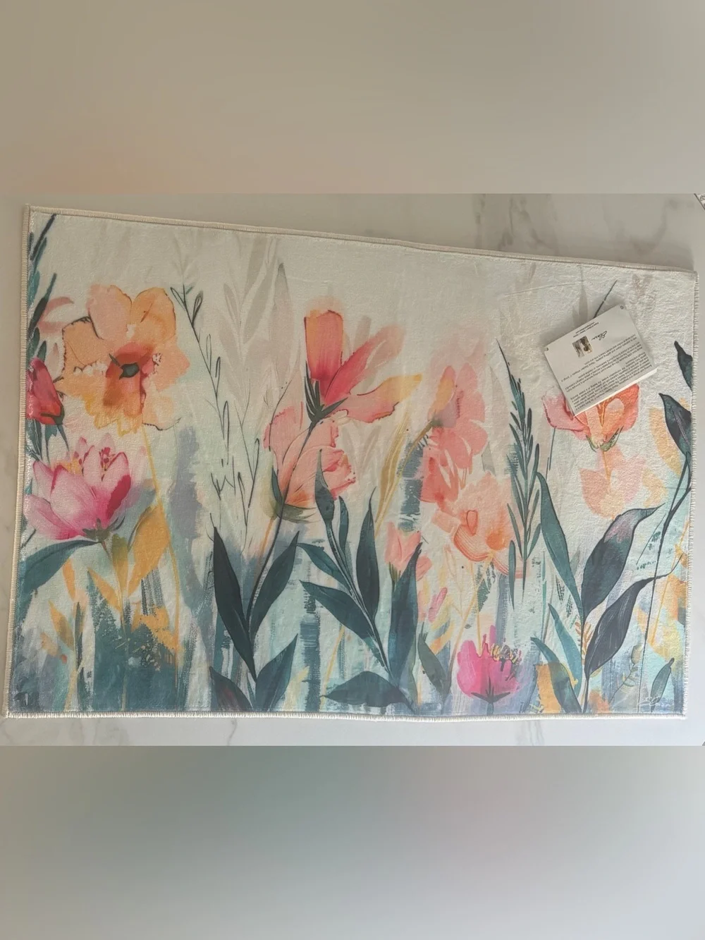 Floral garden whisper ll rug by Elara yasna